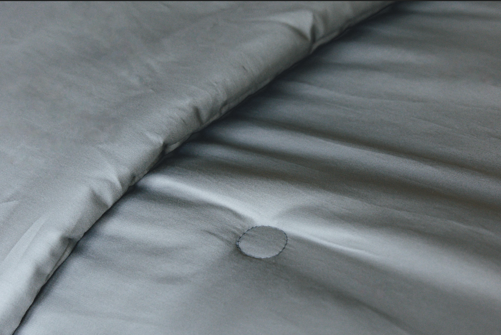 Comforter up close